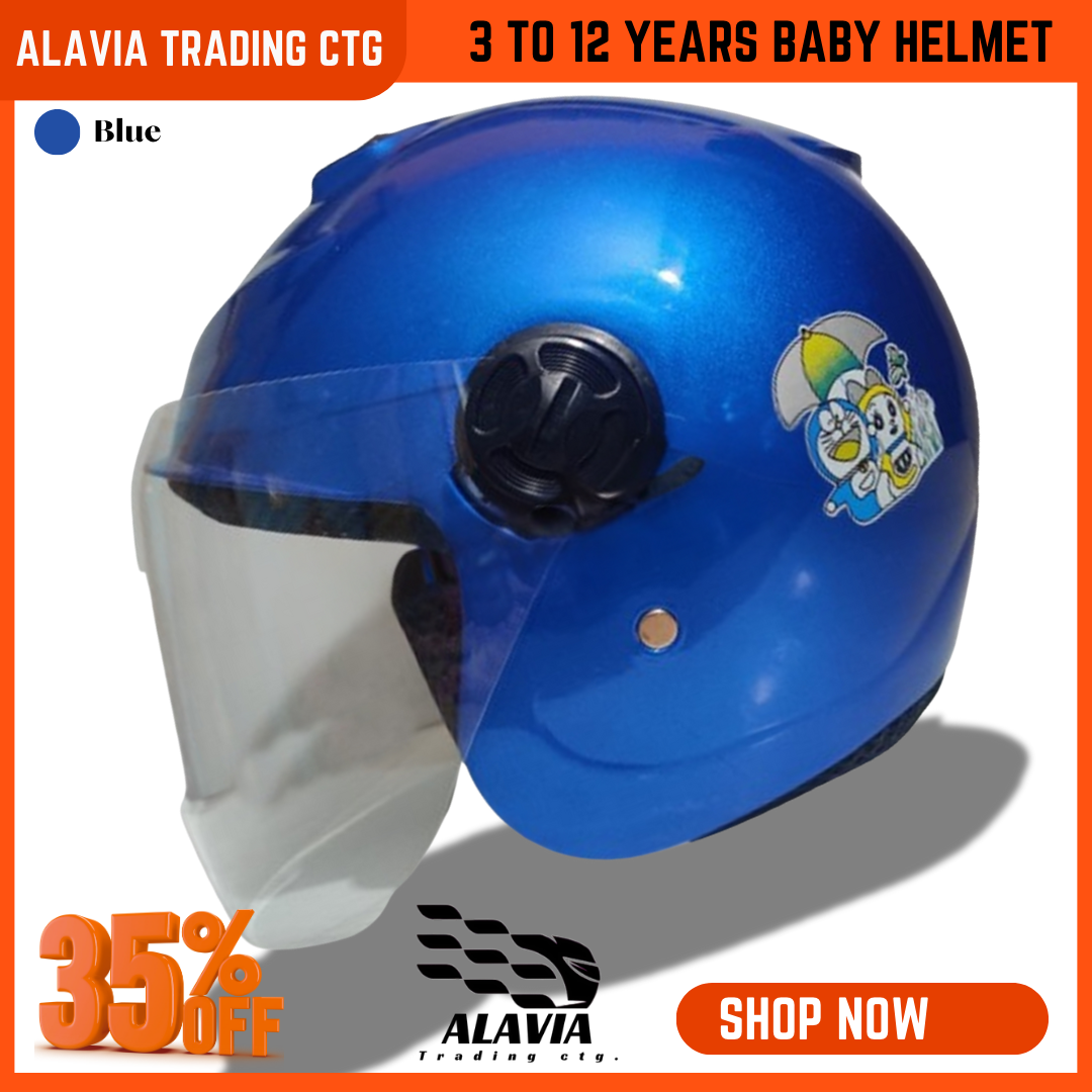 Baby Bike  Helmet for Kids (3–12 Years) – Boys & Girls Safety Cycling Helmet – Blue