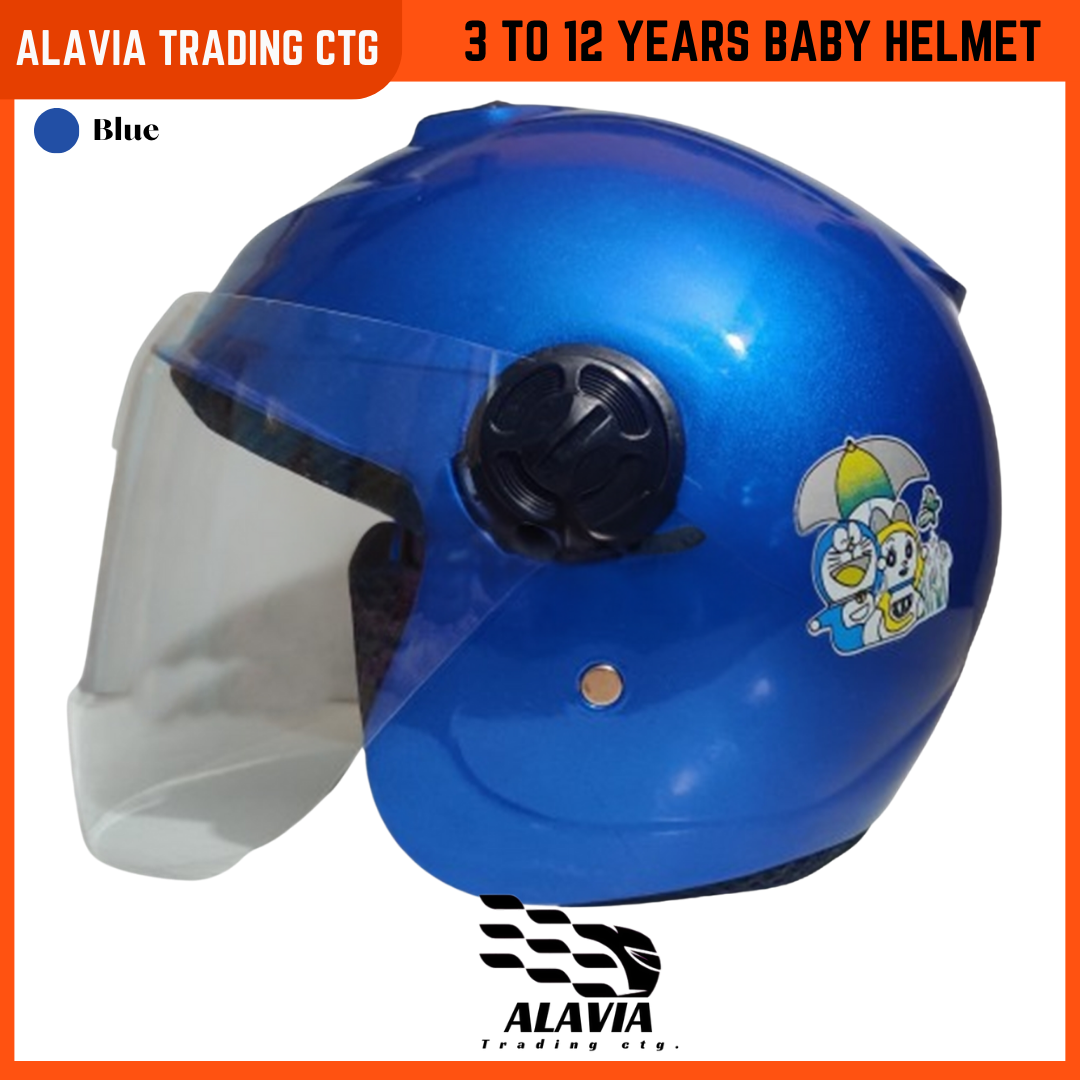 Baby Bike  Helmet for Kids (3–12 Years) – Boys & Girls Safety Cycling Helmet – Blue