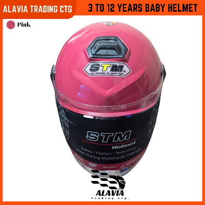 Open Face Stylish Leather Bike Helmet With Visor For Men And Women - Black & Blue