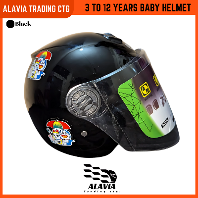 Baby Bike  Helmet for Kids (3–12 Years) – Boys & Girls Safety Cycling Helmet – Black