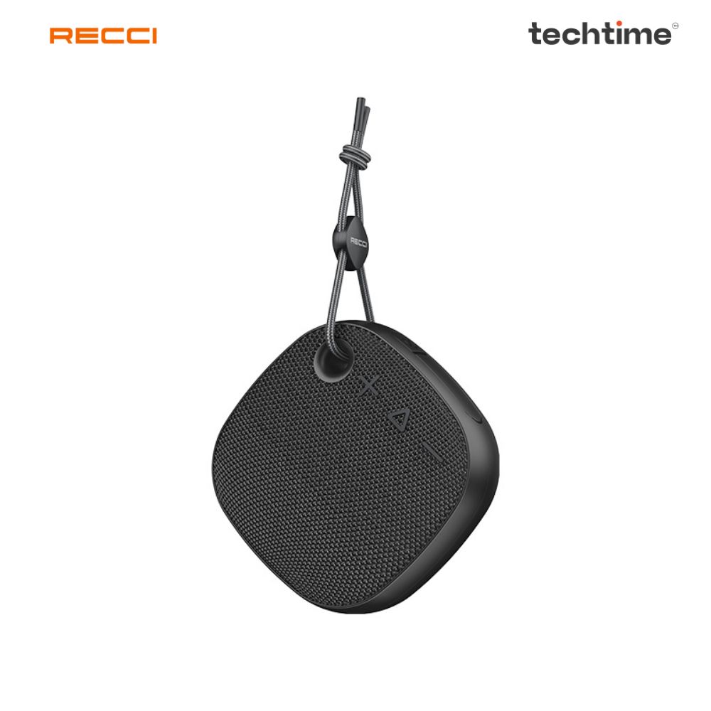 Picture of Recci RSK-W43 Outdoor Portable Wireless Speaker, Hi-Fi 5W, 1200mAh Battery-Black