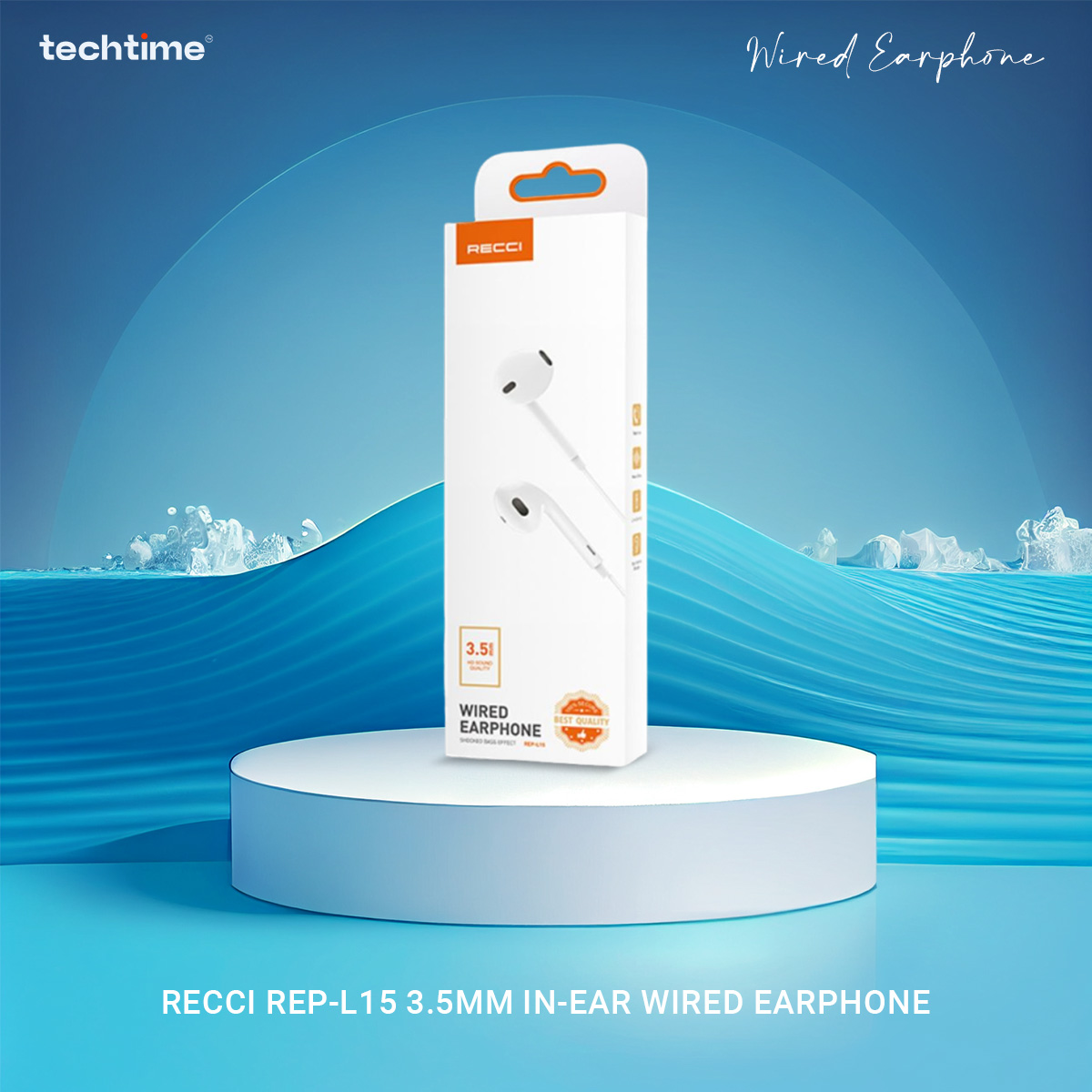 Picture of Recci REP-L15 3.5mm In-Ear Wired Earphone