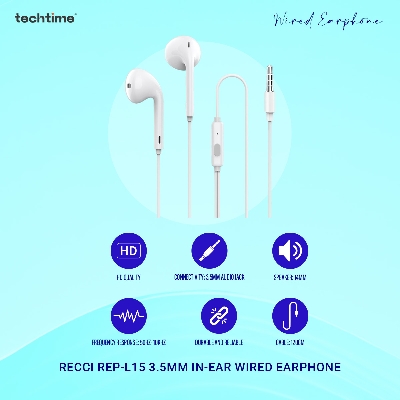 Picture of Recci REP-L15 3.5mm In-Ear Wired Earphone