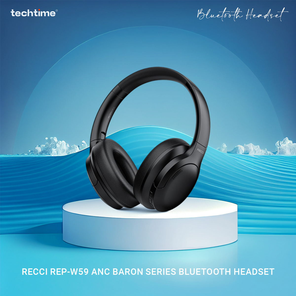 Picture of Recci REP-W59 ANC BARON SERIES Bluetooth Headsets Hi-Fi  Share