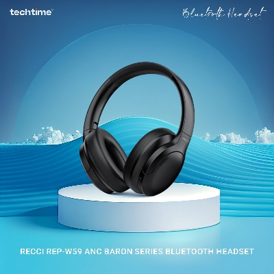Picture of Recci REP-W59 ANC BARON SERIES Bluetooth Headsets Hi-Fi  Share