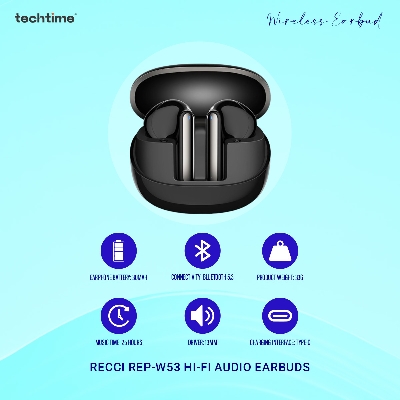 Picture of Recci REP-W53 Hi-Fi Audio, 5 Hours Call & Music