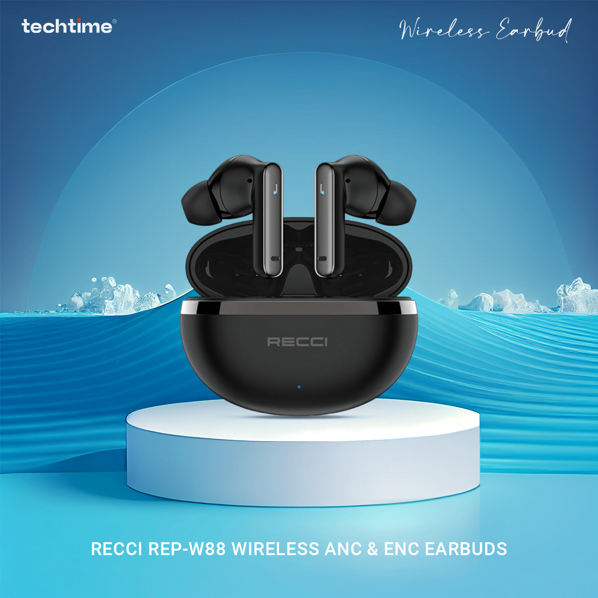 Picture of Recci REP-W88 Wireless ANC & ENC Earbuds