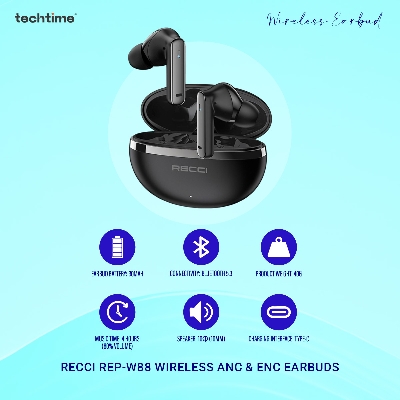 Picture of Recci REP-W88 Wireless ANC & ENC Earbuds