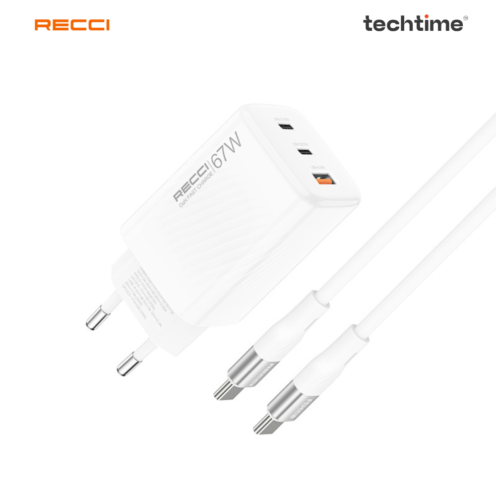 Picture of Recci RC85ECC 67W Travel Smart USB Charger with 1.5 meter cable