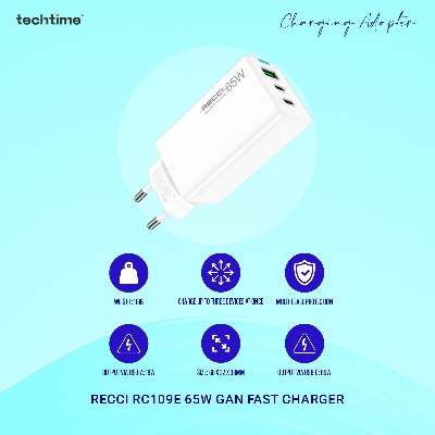 Picture of Recci RC109E 65W GaN Fast Charger