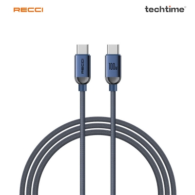 Picture of Recci RS09 120cm Type-C To Type-C Crystal Fast Charging Data Cable