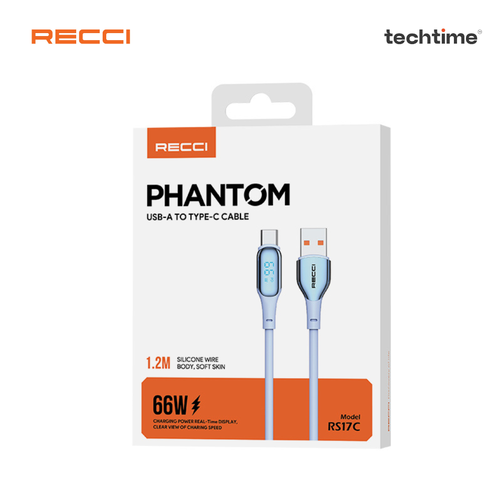 Picture of Recci RS17 120cm Phantom Type-C To Type-C Fast Charging Data Cable