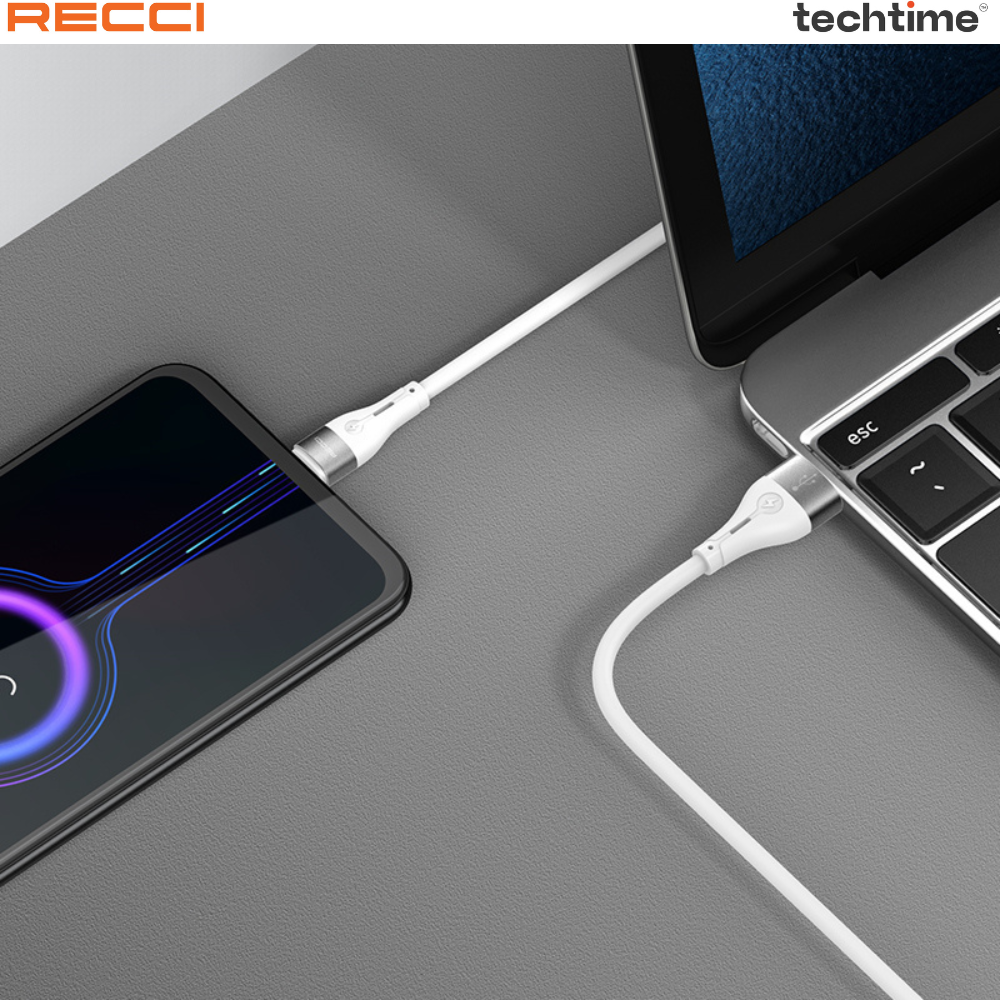 Picture of Recci RS11CC 100cm Type-C To Type-C Swift Series Silicone Data Cable