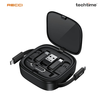 Picture of Recci RS36T Multifunction (5-in-1 ) PD65W Fast Charging DATA CABLE SET