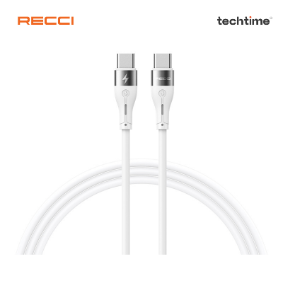 Picture of Recci RTC-N26CC Wave Series 1 Meter Data Cable, Type-C To Type-C