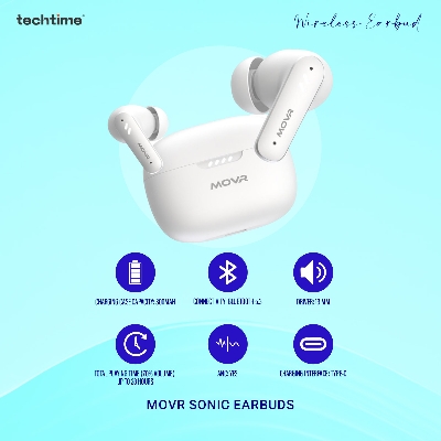 Picture of MOVR Sonic Earbuds, 13mm Driver, Dual Mic ANC