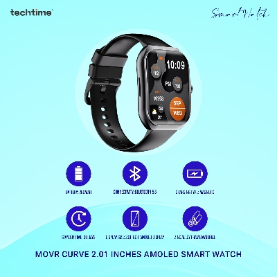 Picture of MOVR Curve, IP67 Waterproof, 2.01 inches AMOLED Always on Display