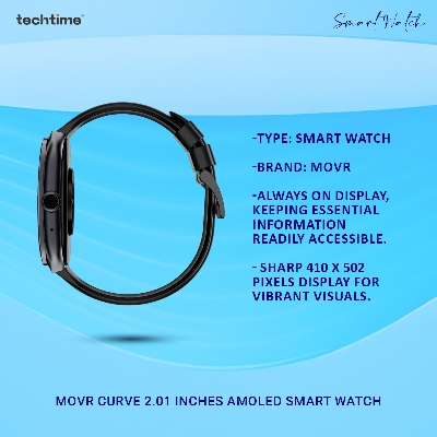 Picture of MOVR Curve, IP67 Waterproof, 2.01 inches AMOLED Always on Display