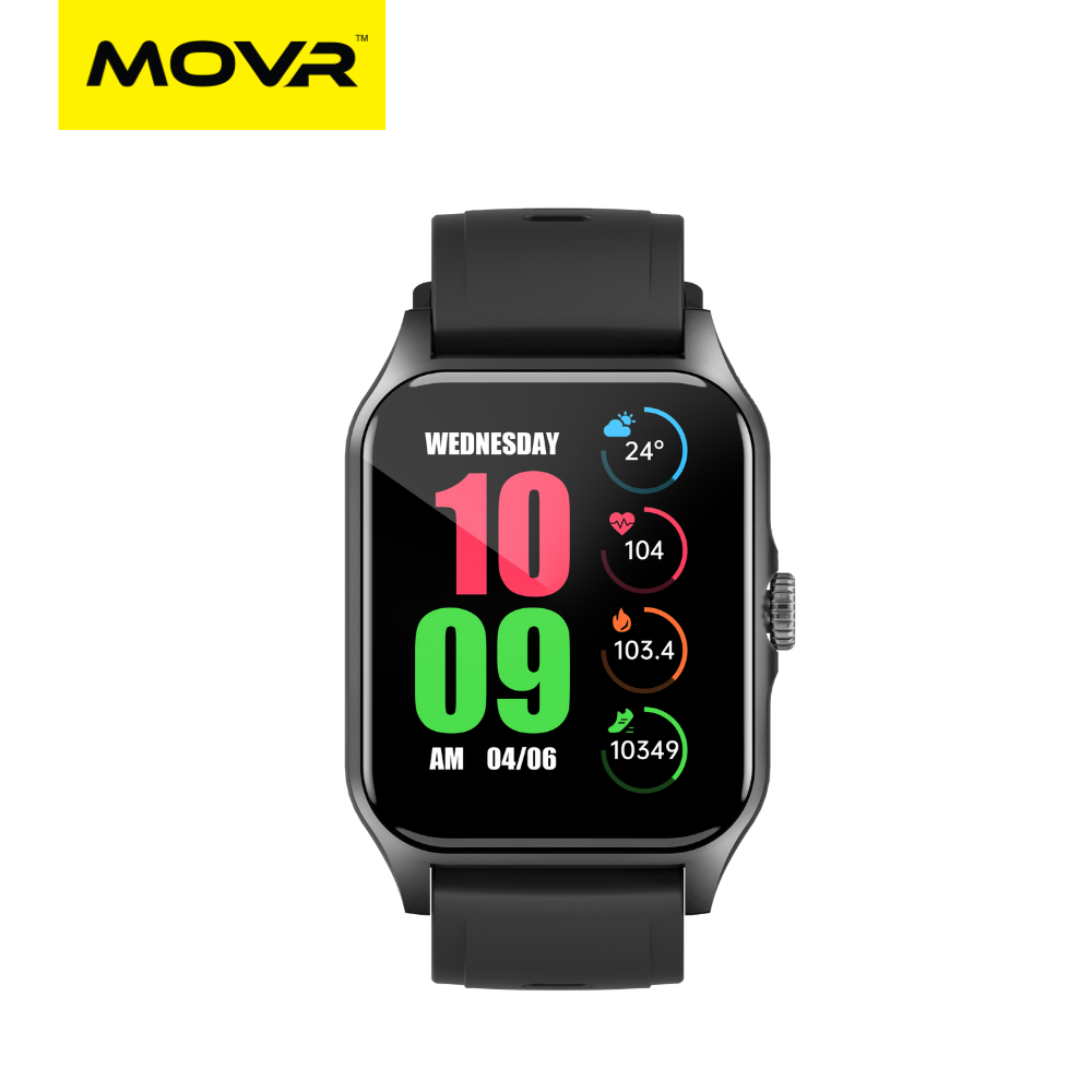 Picture of MOVR GenFit 7 Rose Gold, 1.83" inch HD Display, IP68 Waterproof & BT Calling Smart Watch