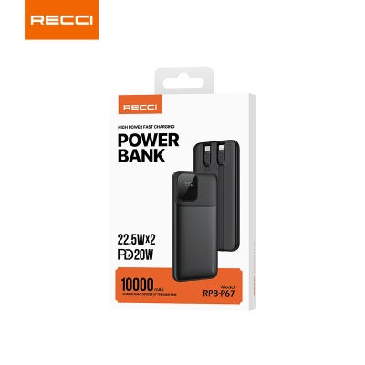Picture of Recci RPB-P67 High power fast charging Power bank