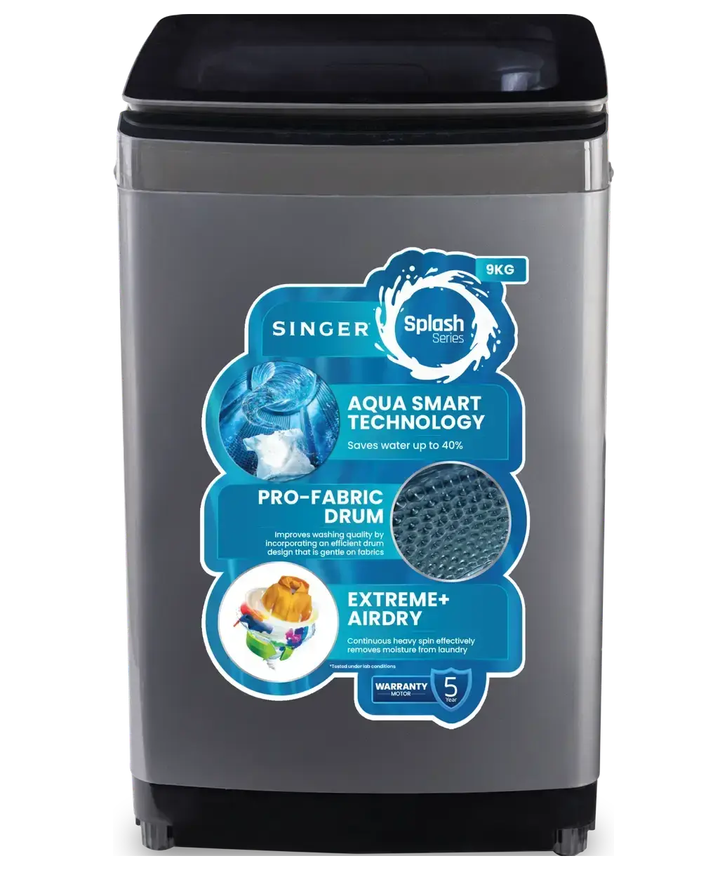 Picture of Singer 9 KG Top Load Washing Machine (S300ATL90ISMJG1)