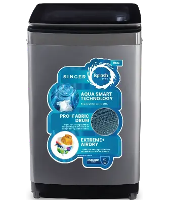 Picture of Singer 9 KG Top Load Washing Machine (S300ATL90ISMJG1)