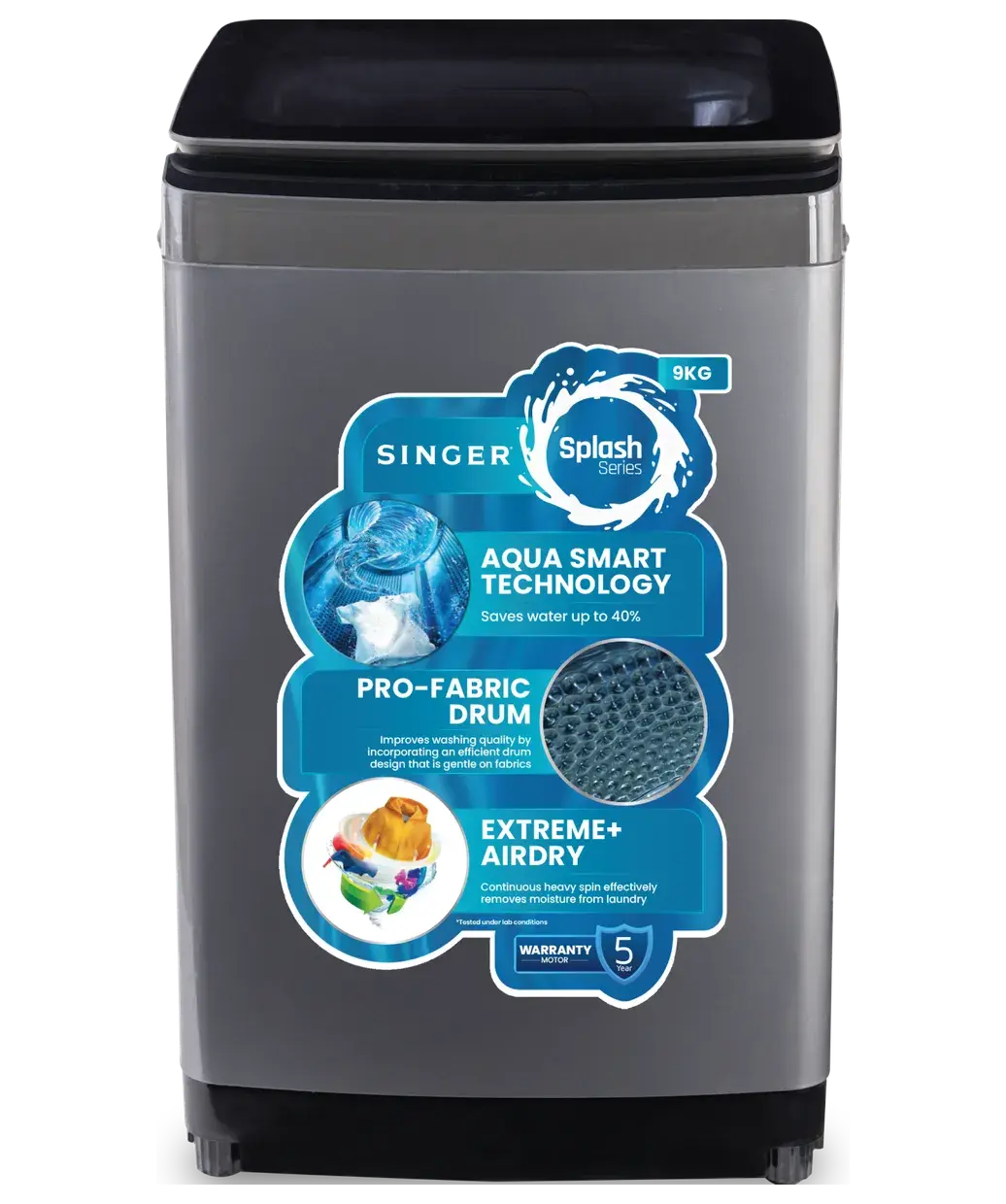 Picture of Singer 9 KG Top Load Washing Machine (S300ATL90ISMJG1)