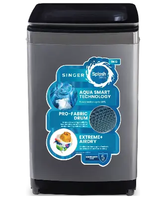 Picture of Singer 9 KG Top Load Washing Machine (S300ATL90ISMJG1)