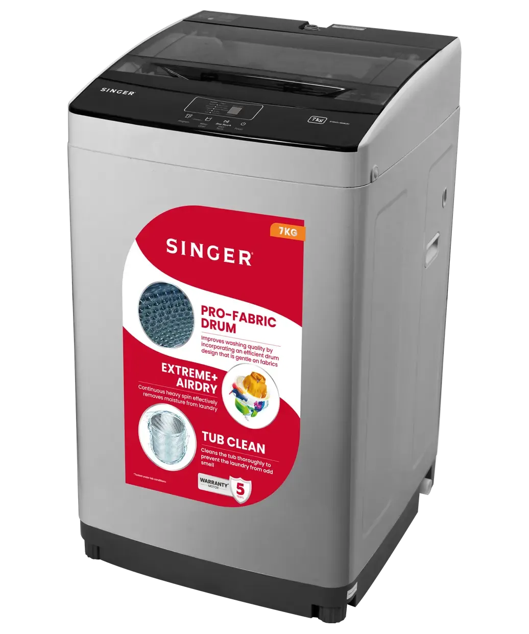 Picture of Singer 7 KG Top Load Washing Machine (S100ATL70ISMJS1)