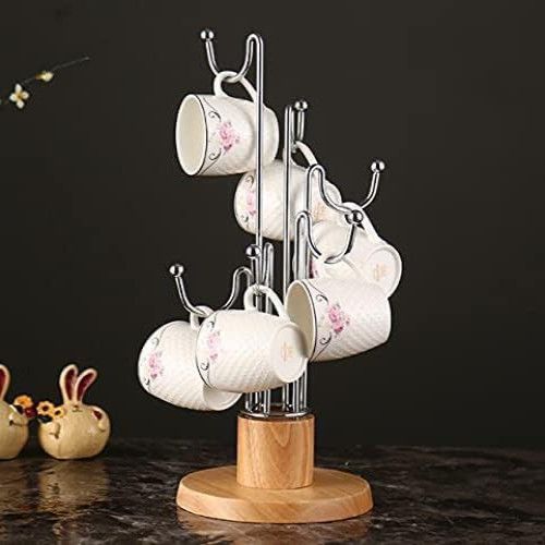 Picture of A.D.FRESH Wooden Coffee Mug Holder Tea Cup Stand