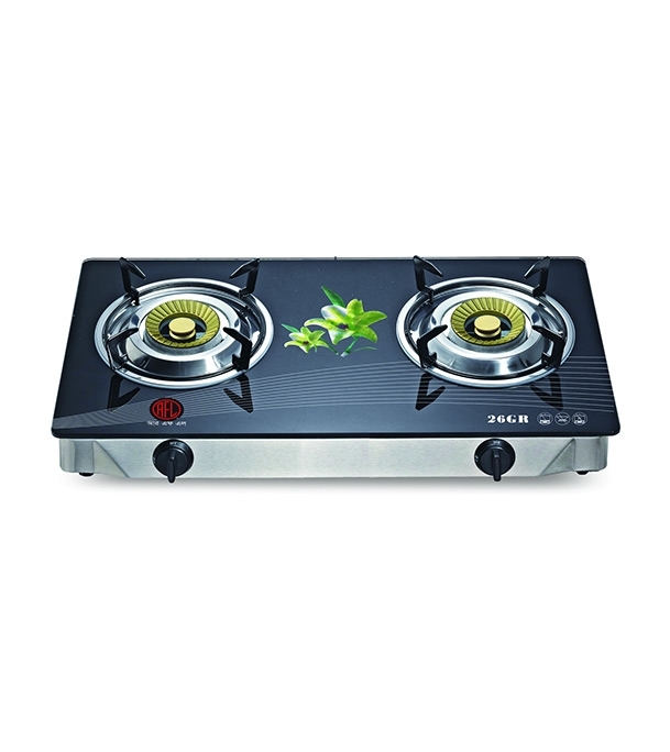 Buy Double Glass Auto Gas Stove 26 GR LPG Online