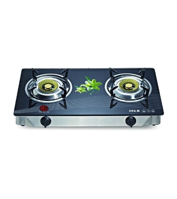 Buy Double Glass Auto Gas Stove 26 GR LPG Online