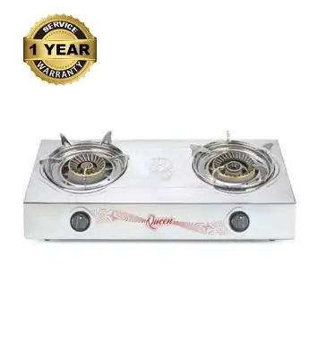 Picture of RFL Double Stainless Steel Auto Gas Stove (Queen CI) (Line Gas)
