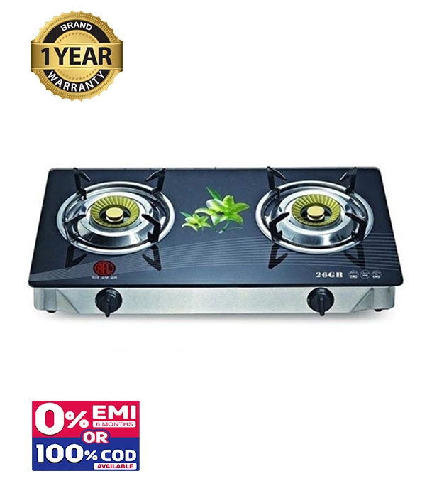 Picture of RFL Double Glass Auto Gas Stove 26 GR (Line Gas)