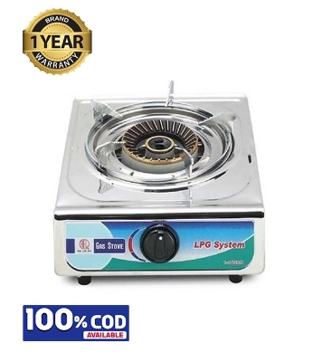 Picture of RFL Single S.S. Auto Gas Stove 1-04SRB (Cylinder Gas)