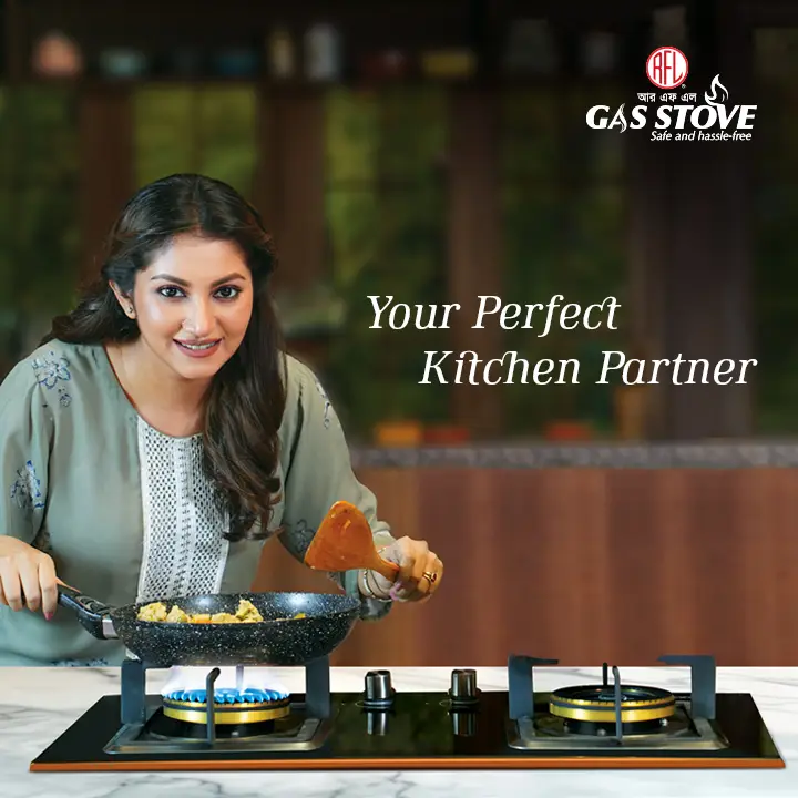 Picture of RFL Double Built In Gls Hob Marigold (Cylinder Gas)