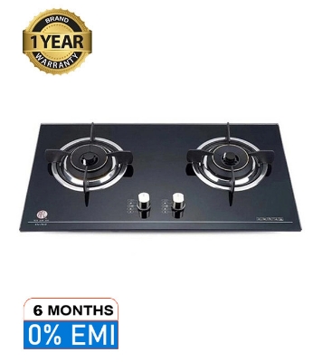 Picture of RFL Double Built In Glass Hob Orchid (Cylinder Gas)