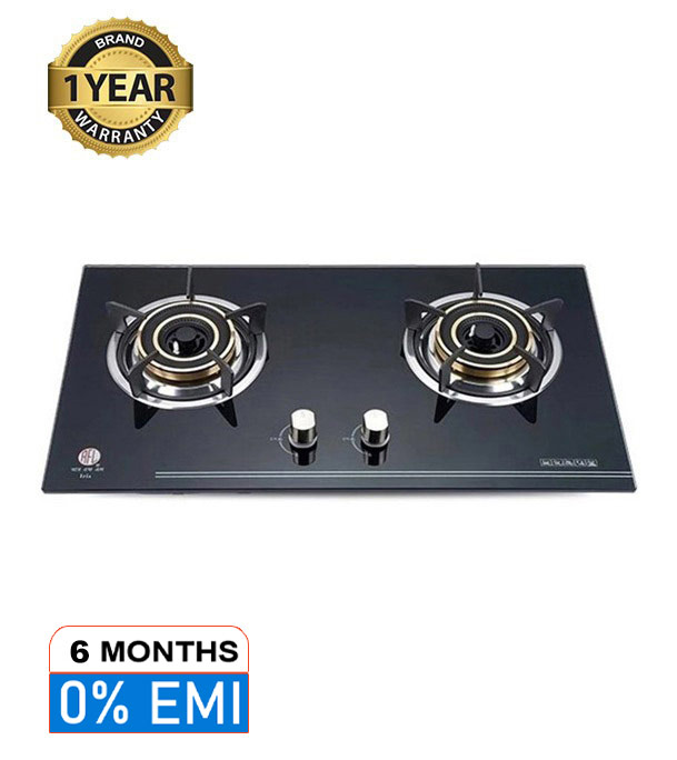 Picture of RFL Double Built In Glass Hob Iris (Line Gas)