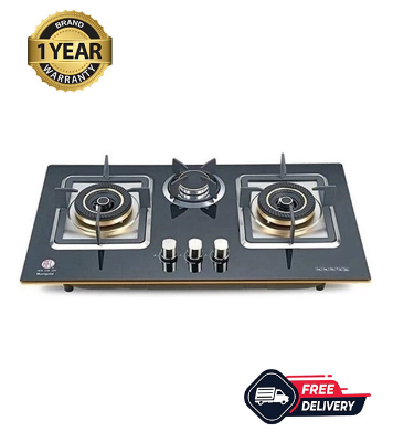 Buy RFL Built In Gls LPG Hob Marigold 3 Burner Online	