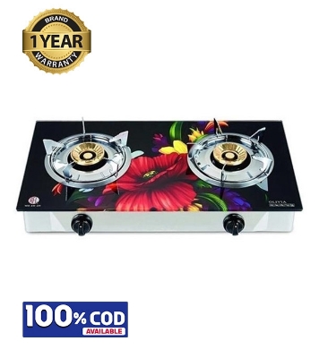 Picture of RFL Double Glass Gas Stove Olivia (Cylinder Gas)