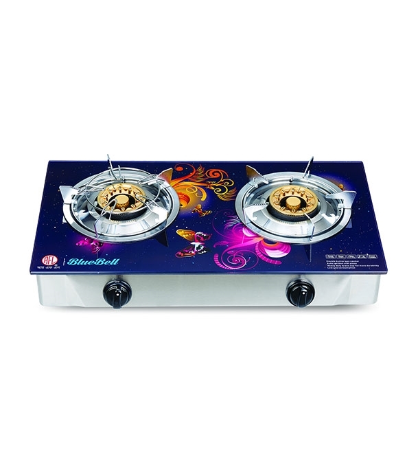 Buy Double Glass Ng Gas Stove Bluebell Online
