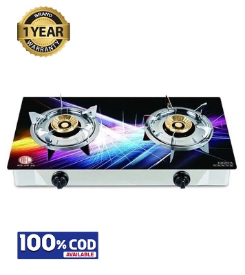 Picture of RFL Double Glass Gas Stove Fiona (Cylinder Gas)