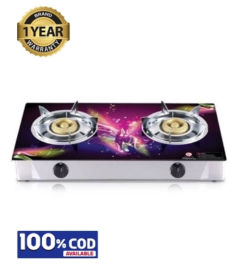 Picture of RFL Double Glass Gas Stove Princess (Cylinder Gas)