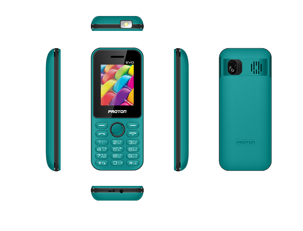 Buy Proton Mobile Phone-RE-EVO - Powerful Torch Light, 2 inch Display, 3000mAH battery (Multi Color)  at Best Price in Bangladesh