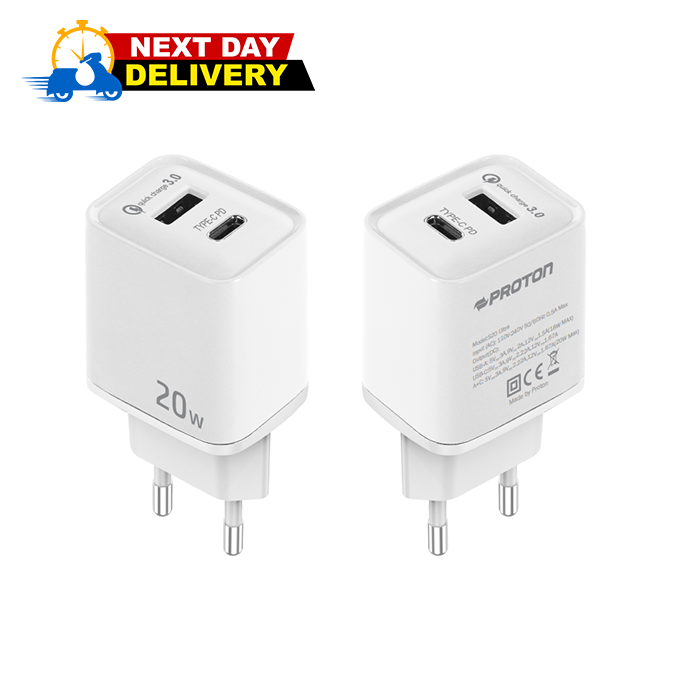 Picture of Proton 20W PD3.0 USB+C Fast Mobile Charger RE- S20 Ultra