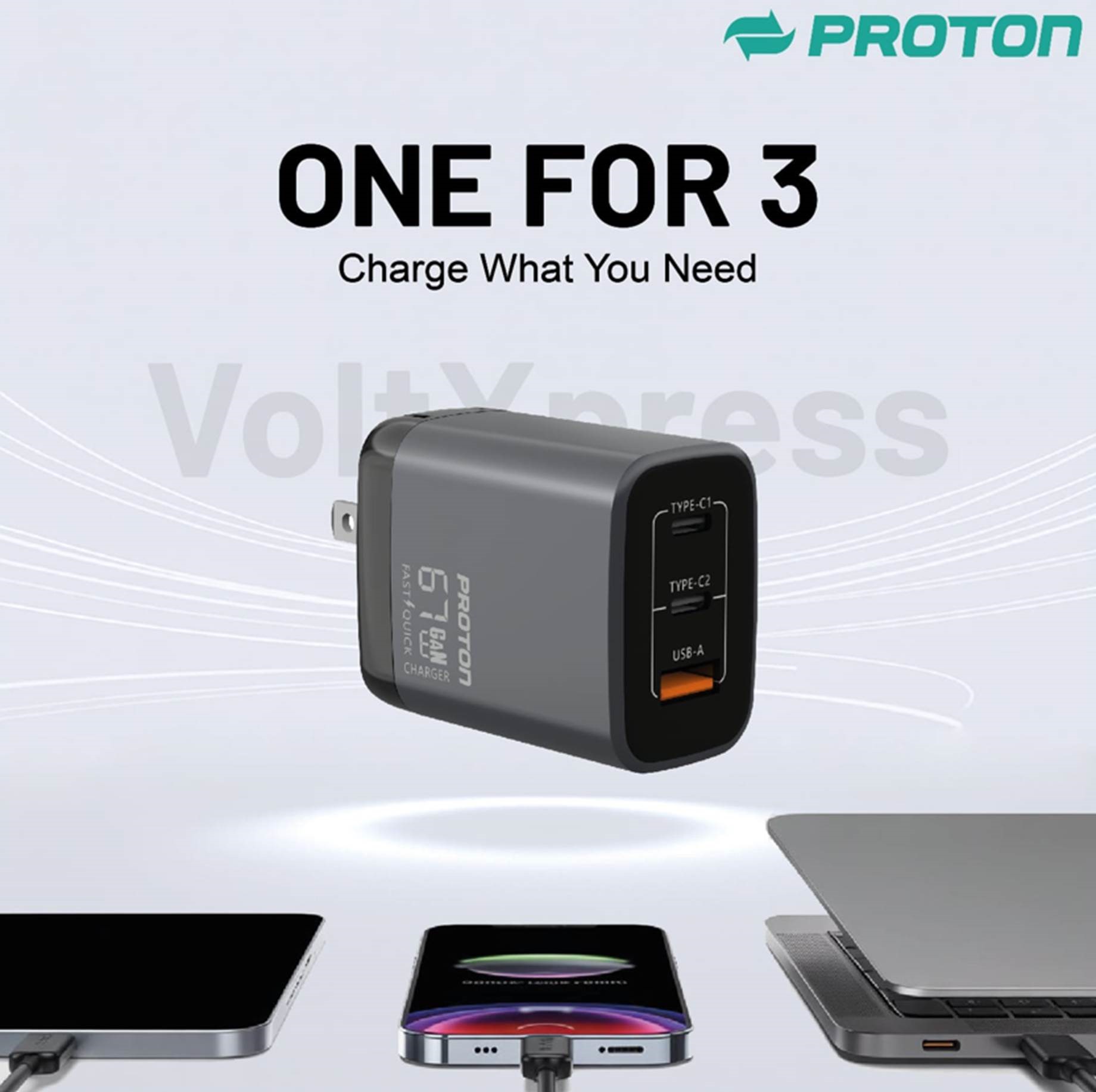Picture of Proton Charging Adapter- VoltXpress (67W)