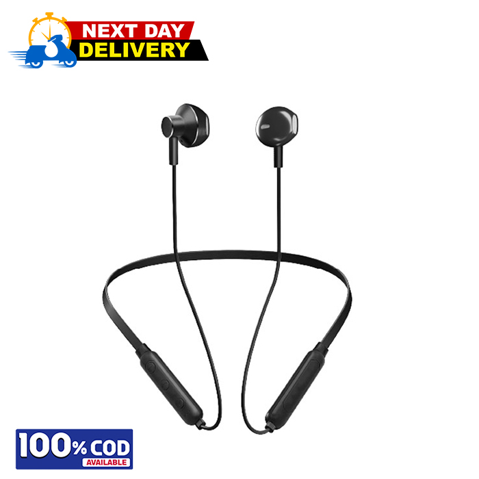 Picture of Proton M Earphone Neck Band P5 Ash with Heavy Bass Technology - Play Time 8 Hour