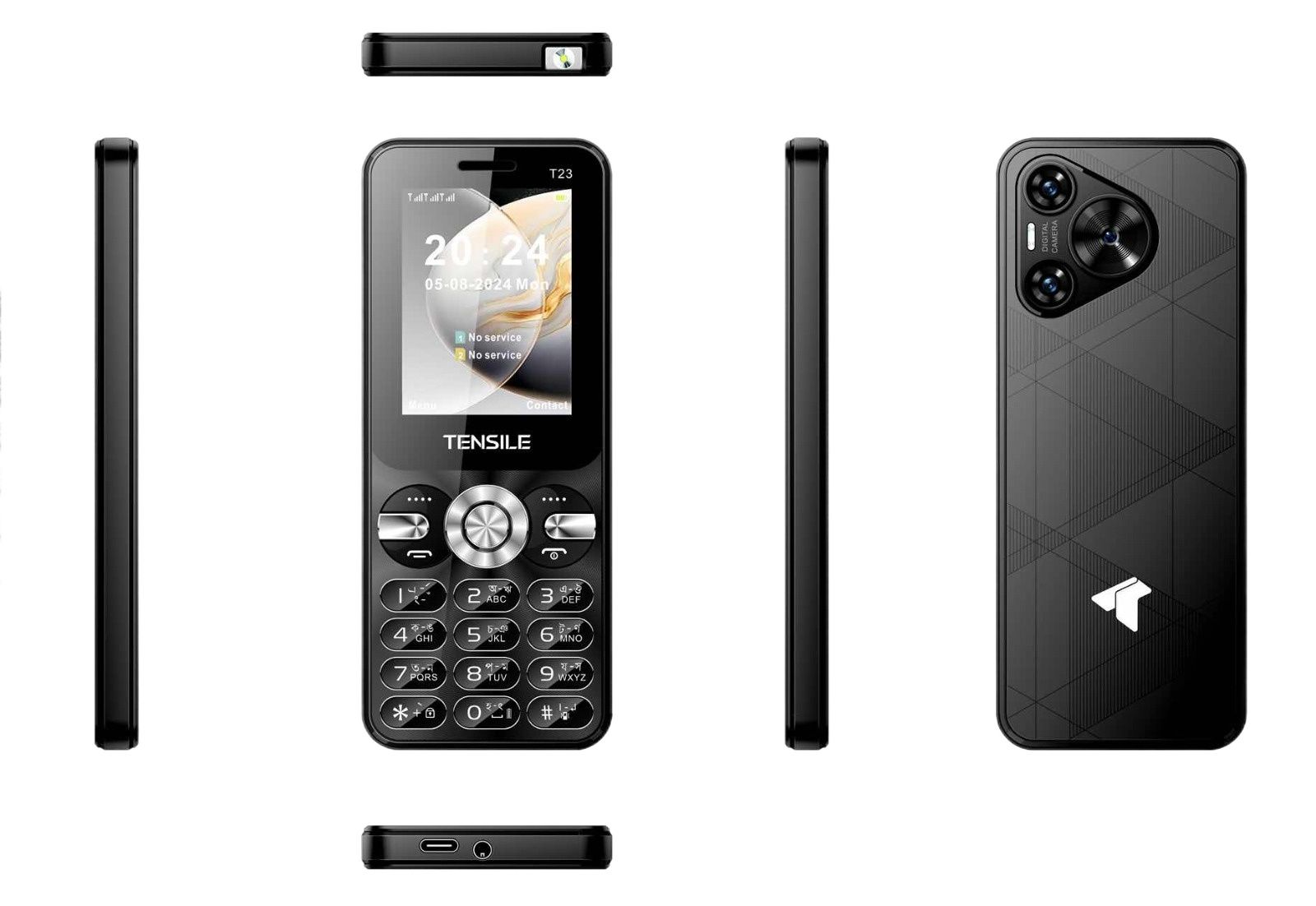 Picture of TENSILE EXTREME T23, 2.4'' LCD Display, The Ultra Slim Feature Phone
