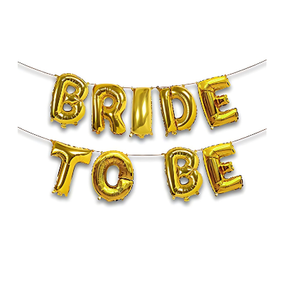 Bride To Be Foil Banner – Perfect for Engagement, Bachelorette & Wedding Party Decoration (Pack of 1 Pc)