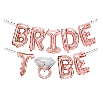 Bride To Be Foil Banner – Perfect for Engagement, Bachelorette & Wedding Party Decoration (Pack of 1 Pc)